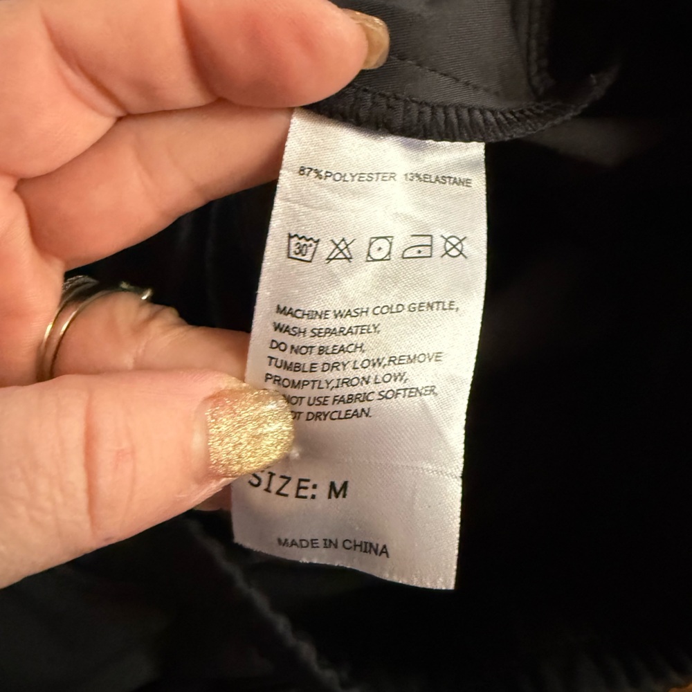Men's Gradual Black Jogger Pants size medium. Like new condition - Picture 5 of 10